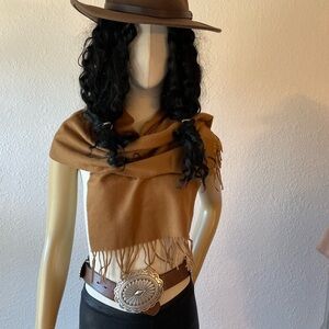 Vintage. Heavy silver tone western belt. # 1107 Navasota Made in Taiwan.